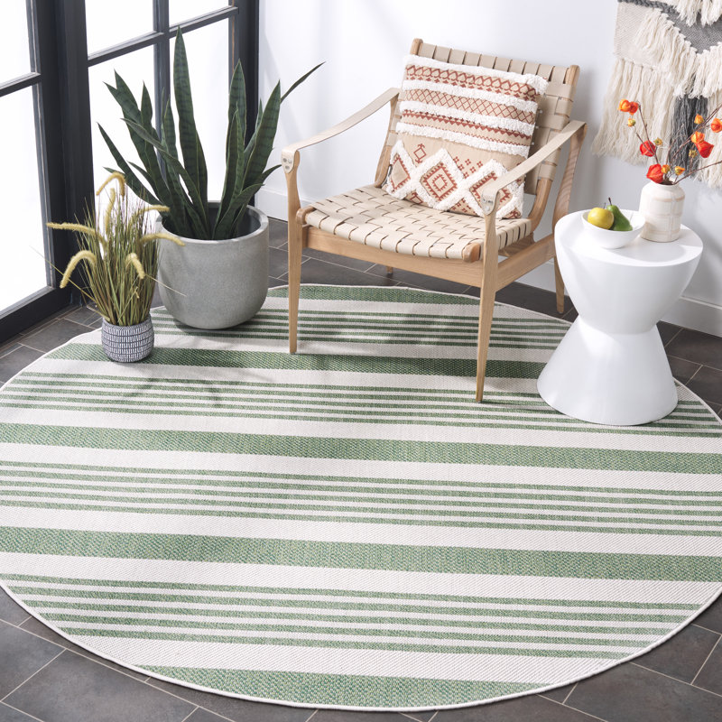 Tapis intérieur / extérieur Dunnell Performance, Rond 6 pi 7 po