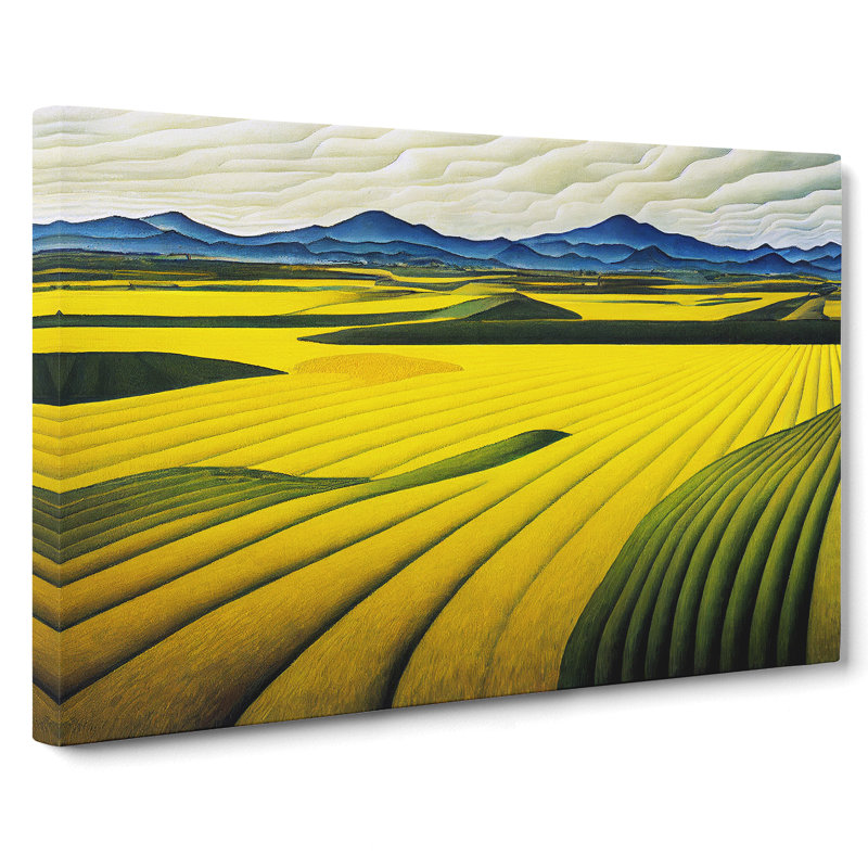 Sacred Wheat Field - Wrapped Canvas, 50cm H x 76cm W x 3cm D