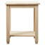Solid Wood End Table