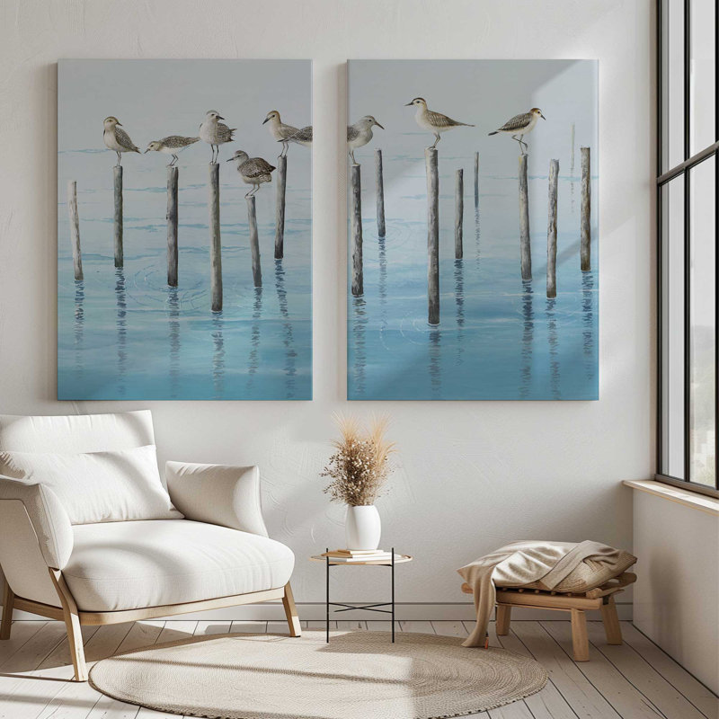 Noonday Escapade | Impression sur toile 2 panneaux, H 36 po x l 54 po