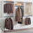 Devi White Wall Mounted Wood Closet System-588982952
