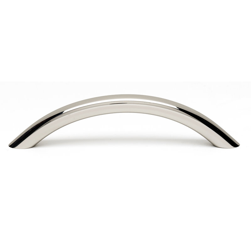 Poignée arquée Pull III, Nickel poli, 5"