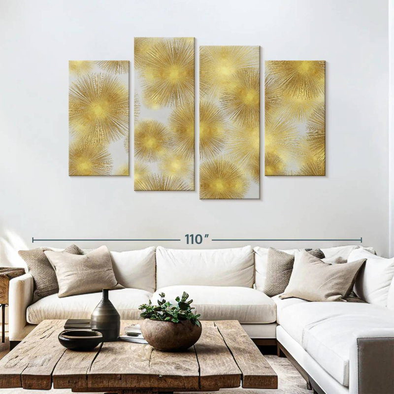 Avery Sunburst Cluster, 54" H x 84" W