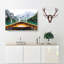 Boat In Lago Di Braies Italy - Wrapped Canvas Painting-56656619