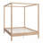 Solid Wood Canopy Bed Frame-1193577434