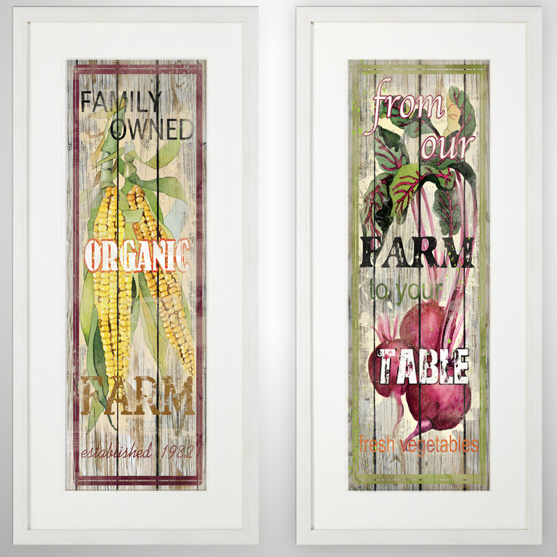 " Vegetable II " 2 - Pieces