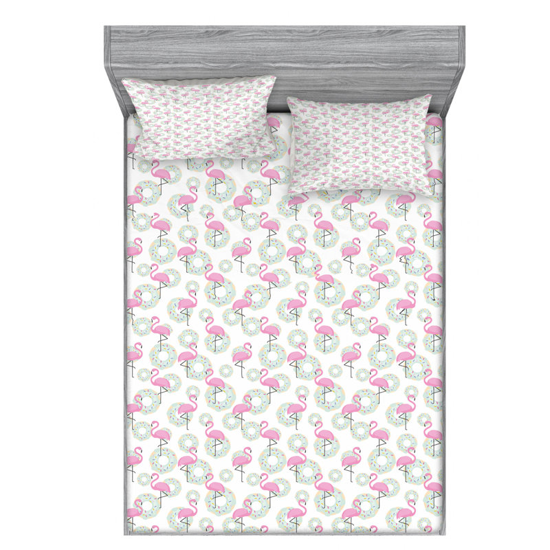 Microfiber Sheet Set, Queen Sheet Set + Fitted Sheet + 2 Pillowcases