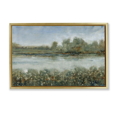Toile flottante encadrée «River» par Tim Otoole