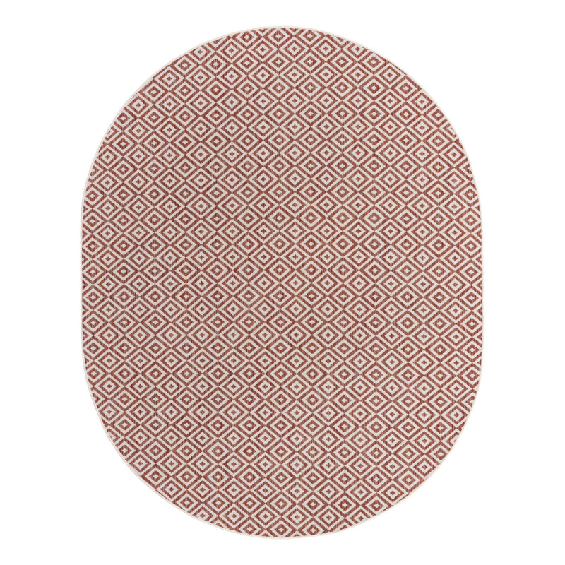 Costa Rica Indoor/Outdoor Rug, Ovale 7 pi 10 po x 10 pi