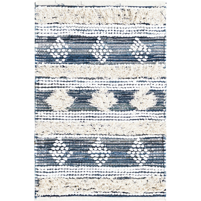 Cotton Southwestern Indoor Rug, Rectangle 2' x 3'