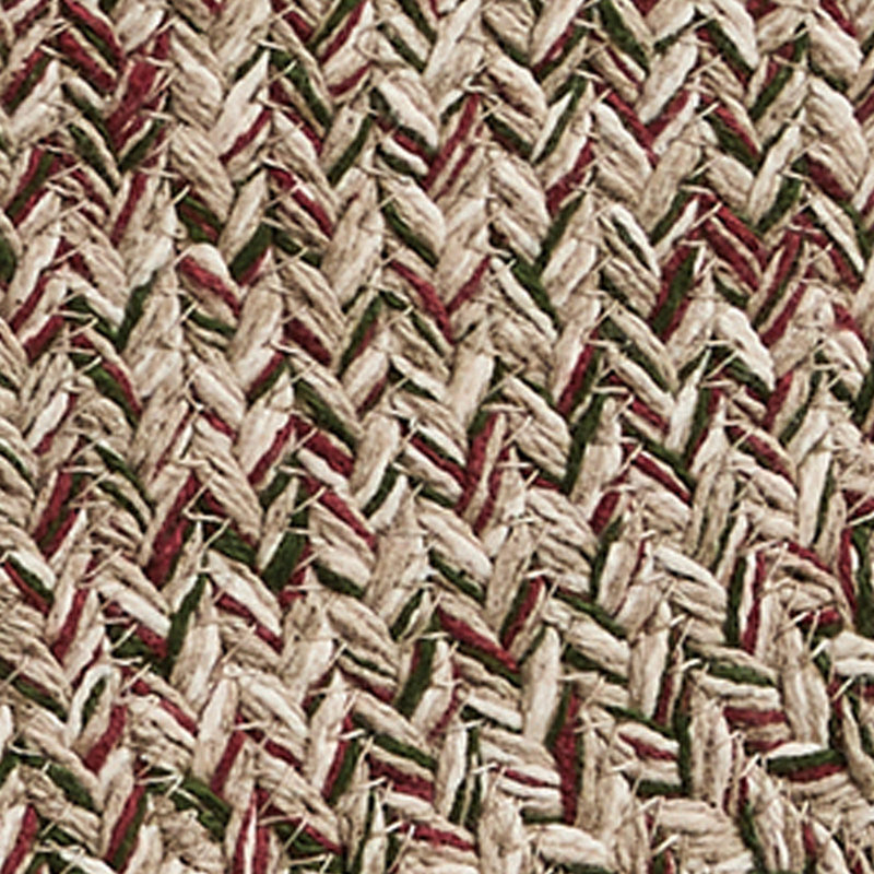 Spice Bin Braided Mint Table Runner, Beige, 36" L x 15" W
