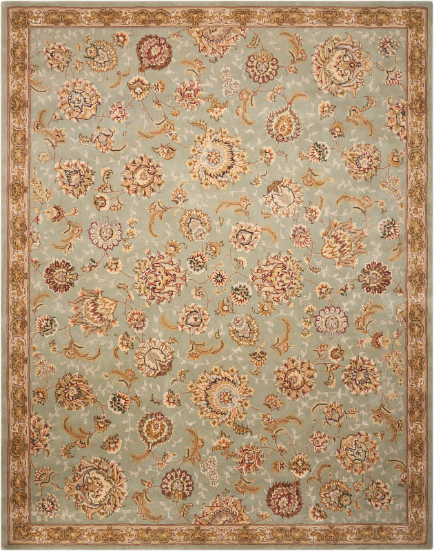 Carlee Wool Floral Indoor Rug, Rectangle 9'9" x 13'9"