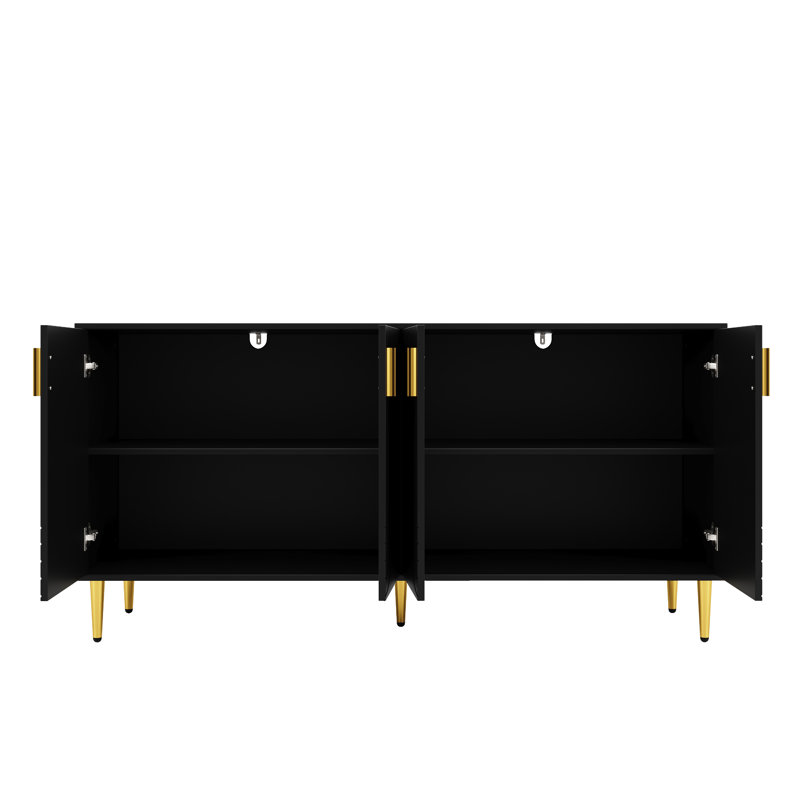 Ahlan 152cm Sideboard, Black