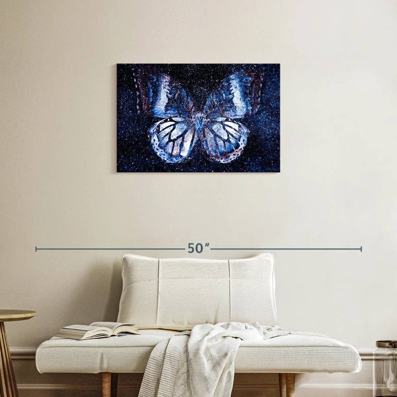 Cosmic Butterfly, 20" H x 30" W