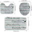 Ensemble de rideau de douche 4Pcs Family-128589529