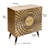 Fevronia 3 Drawer Brass Chest
