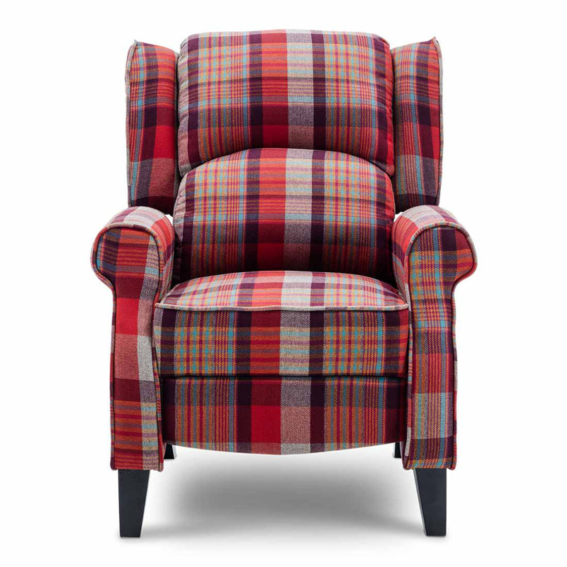 Lynnwood 80cm Wide Wing Chair Recliner, Red