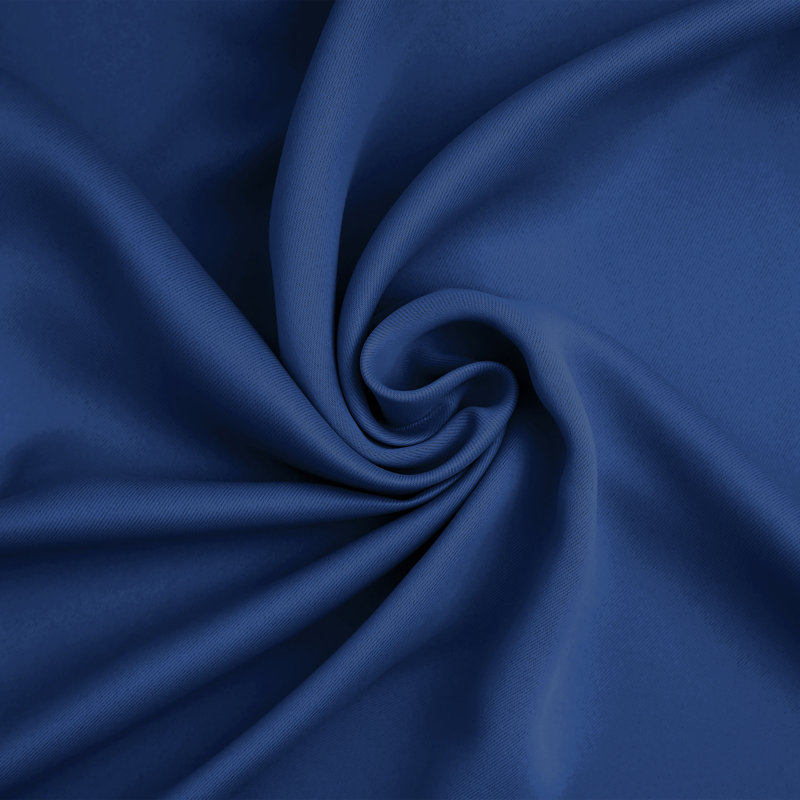 Panneau de rideau occultant avec œillets Burrier Wayfair Basics, L 40 po x L 84 po, Bleu classique