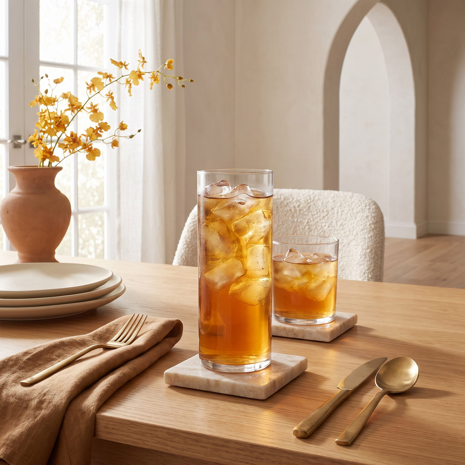 Miles 16-Piece Tumbler and Rocks Glass Set