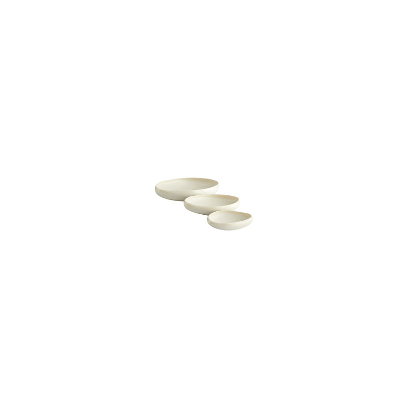 Elon Handmade Cream-Toned Ceramic Decorative Bowl