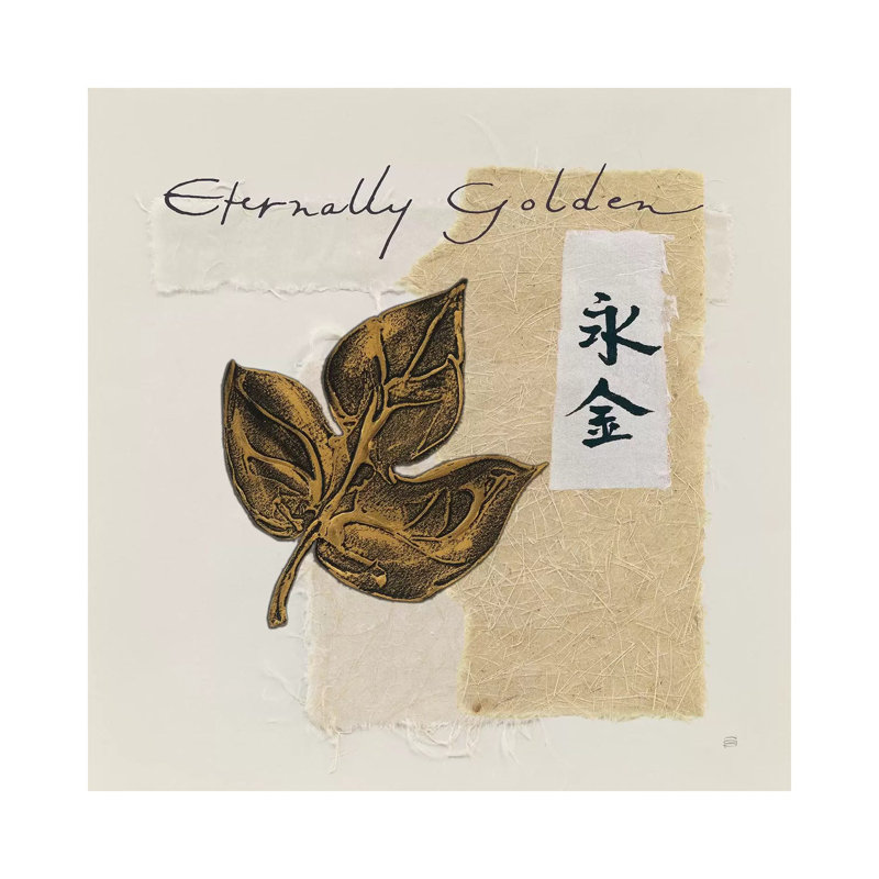 Bronze Leave IV Eternally Golden by Chris Paschke - No Frame Gallery-Wrapped Canvas Giclée on Canvas, 93.98cm H x 93.98cm W