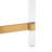 Nikkayla 51'' Glass Top Console Table-2141383297