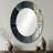 Dream Fragments Of Wood Stone Petal II - Gold Modern Oval Wall Mirror-479882316