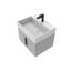 Ensemble de meuble-lavabo simple 24 po avec surface solide Amazon-92647406-92647408-92647410