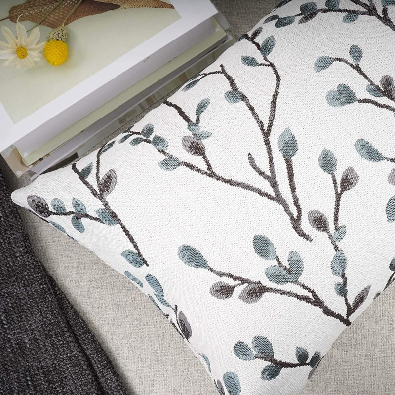 Embroidered Indoor/Outdoor Pillow Cover