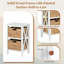36cm W Metal Bedside Table