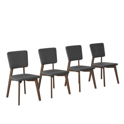 Bart 4Pc Indoor Grey Dining Chairs
