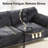 Modern Chenille Upholstered L-Shaped Modular Sofa-700699148