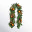 6' Apple Nuts Fruits Pinecone Garland
