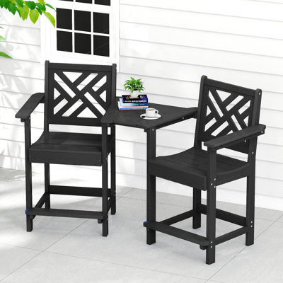 Chaises de bar 2 places Adirondack