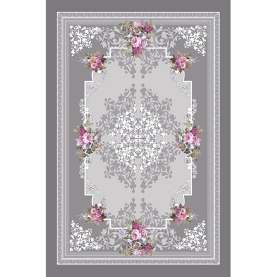 Premium 3D Printed Area Rug, 5.2 x 7.5 Feet, 100% Polyester, 650 g/m² | Antibacterial, Non-Slip PVC Dot Underside, Machine Washable | Ideal for Living Room, Bedroom & Home Decor, Soft Pile Height: 0.3 Inches