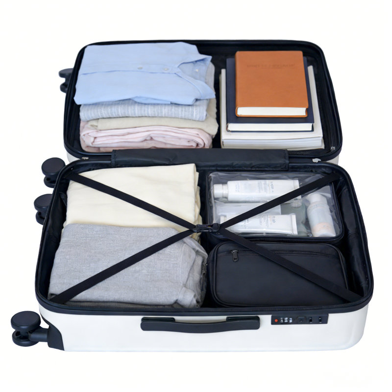 2025  White suitcase