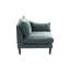 Ensemble modulaire moderne de 6 pièces: 4 chaises sans accoudoirs, 2 repose-pieds en tissu minéral, combinaison tendance: couleur grisâtre-7045981