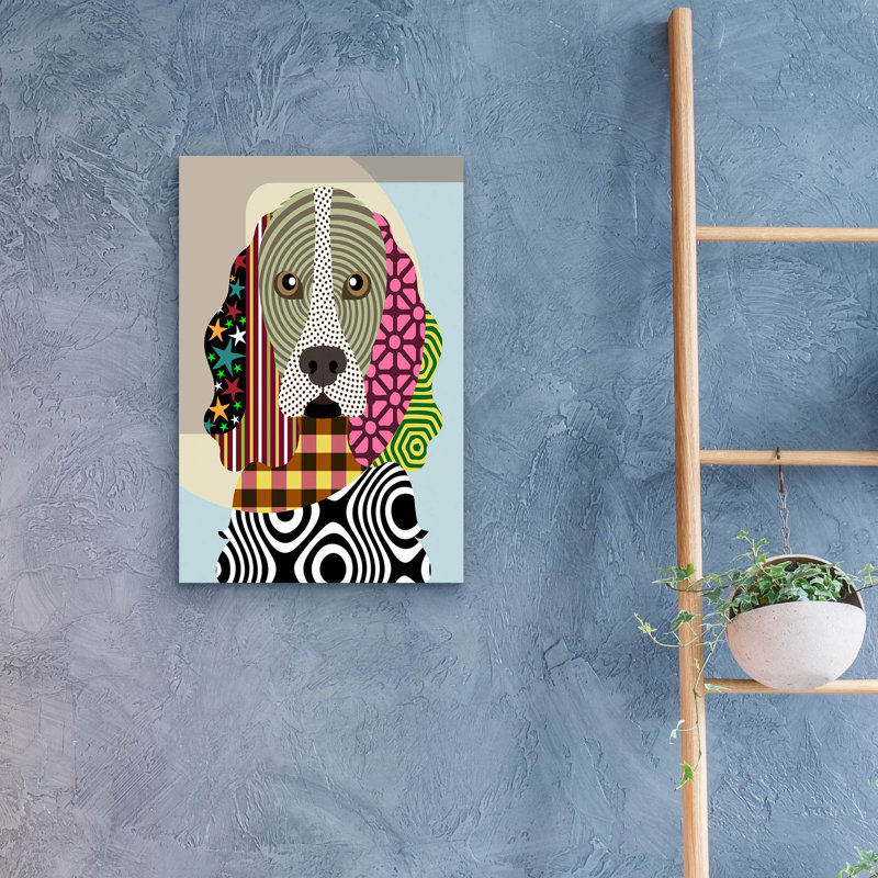 «Cocker Spaniel Dog» par Lanre Adefioyue, H 24 po x l 16 po x P 0,2 po
