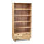 Paquette 180cm H x 90cm W Solid Wood Standard Bookcase-22018481