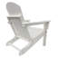 Chaise Adirondack blanche