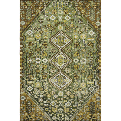 Premium Machine Washable Ashington AMF1834 Aztec Rug