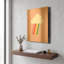 « Rayons arc-en-ciel I » d'Ann Kelle, tableau mural en métal doré, 30,5 x 40,5 cm-133630224