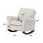 Chaise berçante en tissu