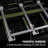 Stainless Steel Gas Griddle Grill with Folding Side Tables & Caster Wheels