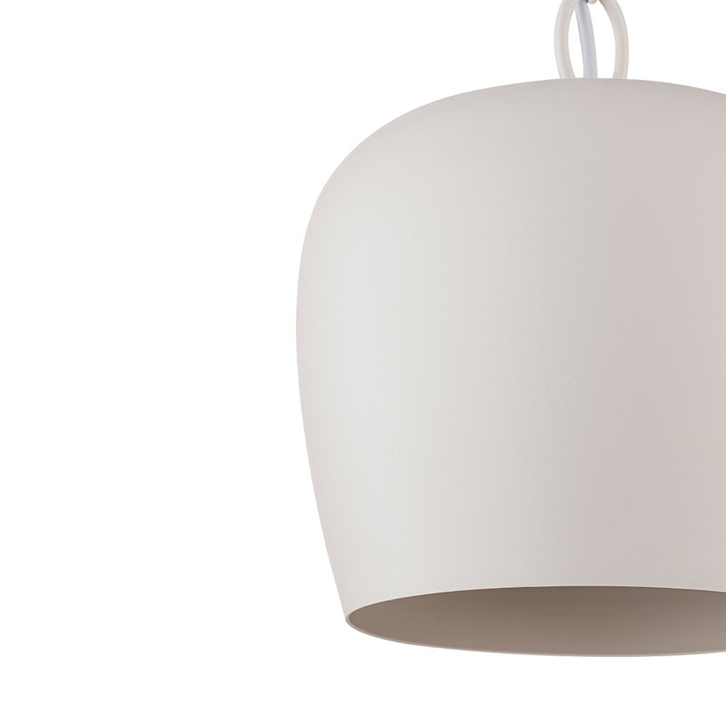 Luminaire suspendu en forme de cloche géométrique 1 lumière Modern