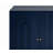 Modern Blue Lacquered 4 Door Wooden Cabinet Sideboard Buffet Server Cabinet Storage Cabinet, For Living Room, Entryway, Hallway, Office, Kitchen And Dining Room