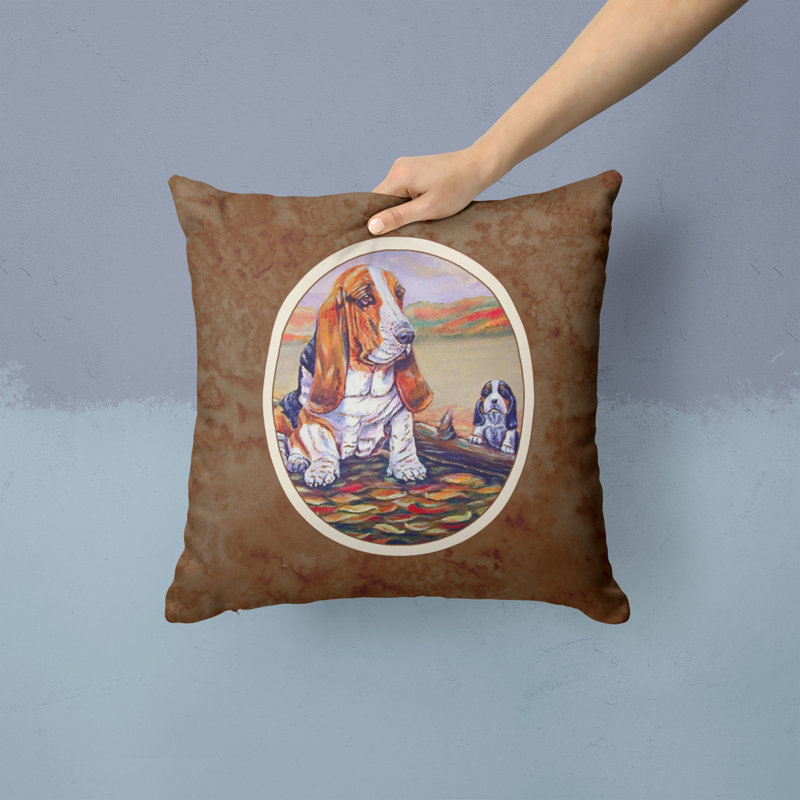  Coussin Basset Hound