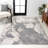 Clodovea Abstract Marbled Modern Gray/Cream Rug-69805833