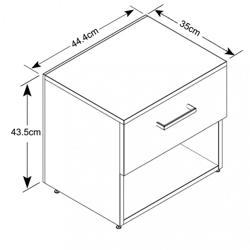 Nyshay 45cm Sideboard