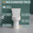 19" ADA Comfort Height Elongated Two-Piece Tall Toilet for Seniors, 1.28 GPF Tornado Single Flush, MAP 1000g